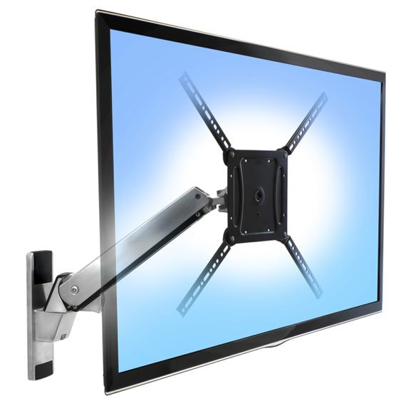 EAN 0698833021905 - Ergotron Interactive Arm, VHD 152,4 cm (60") Pared Aluminio, Negro imagen 4
