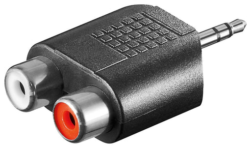 EAN 4040849116049 - Goobay 11604 cambiador de género para cable 3.5 mm 2x RCA Negro imagen 1
