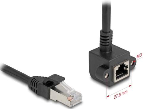 EAN 4043619810406 - DeLOCK 81040 cable de red Negro 0,25 m Cat6 F/UTP (FTP) imagen 2