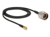 EAN 4043619889389 - DeLOCK 88938 cable coaxial CFD200 1 m RP-SMA imagen 1