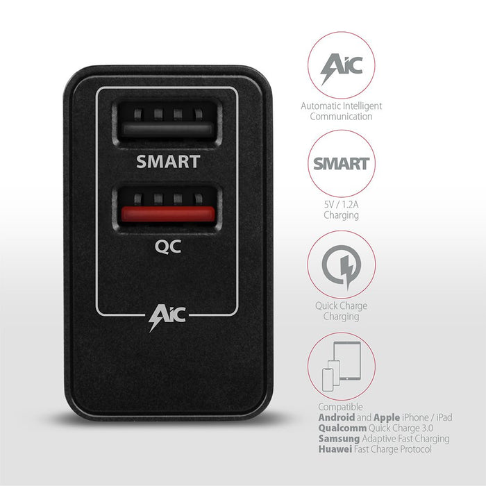 EAN 8595247905857 - Axagon ACU-QS24 cargador de dispositivo móvil Smartphone Negro Corriente alterna Carga rápida Interior imagen 7