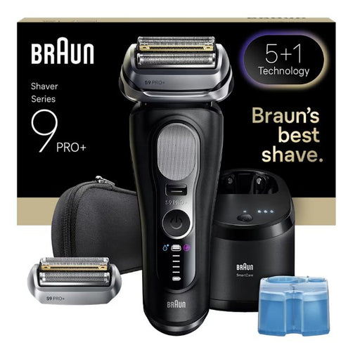 EAN 8006530490429 - Braun Series 9 Pro+ 9660CCPS Máquina de afeitar de láminas Recortadora Negro, Plata imagen 1