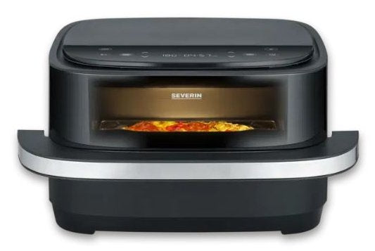 EAN 4008146046650 - Severin FR 2464 fabricante de pizza y hornos 1 Pizza(s) 2200 W Negro, Plata imagen 3