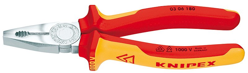 EAN 4003773021902 - Knipex 03 06 160 alicate Alicates de electricista imagen 1