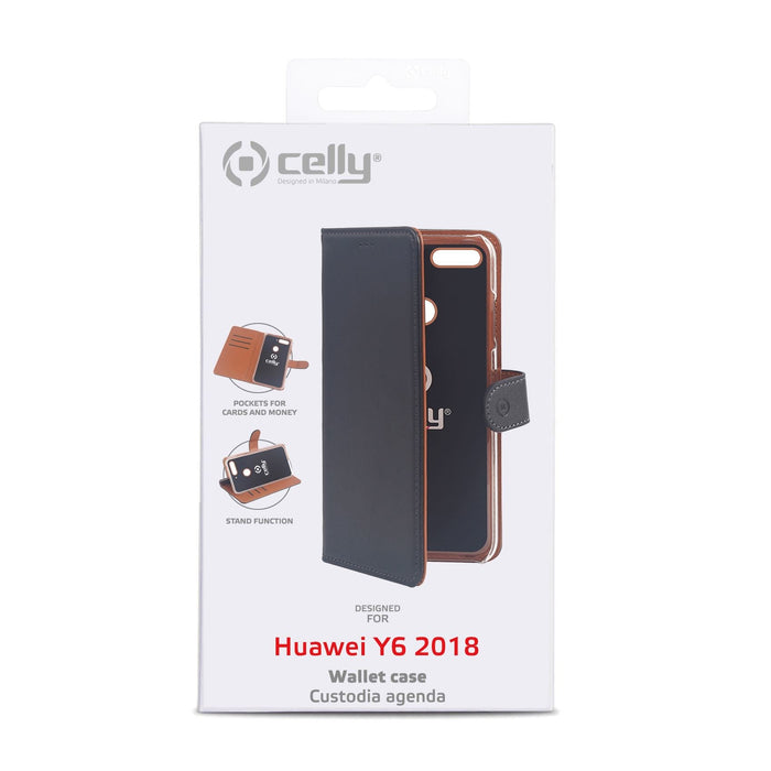 EAN 8021735742494 - Celly WALLY funda para teléfono móvil Funda cartera Negro imagen 1