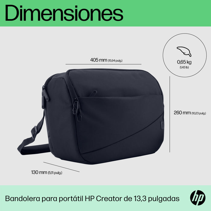 EAN 0196786247897 - HP Creator 13.3 Dark NavyLaptop Sling 33,8 cm (13.3") Mochila bandolera Marina, Amarillo imagen 3