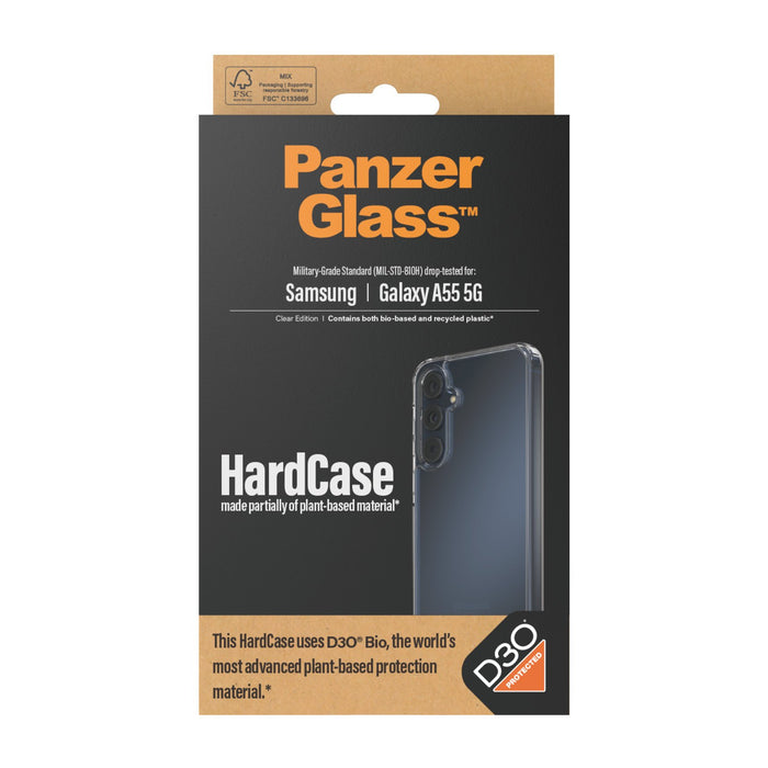 EAN 5711724004704 - PanzerGlass ® HardCase Transparent w. D3O® Samsung Galaxy A55 5G funda para teléfono móvil Transparente imagen 3