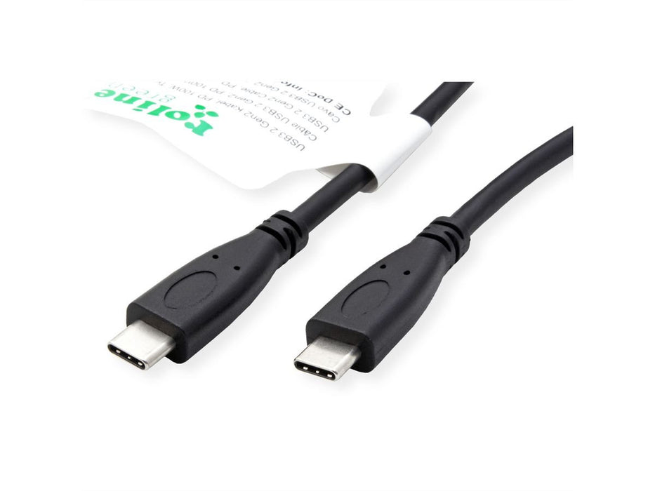 EAN 7630049629196 - ROLINE 11.44.9057 cable USB USB 3.2 Gen 2 (3.1 Gen 2) 1 m USB C Negro imagen 2