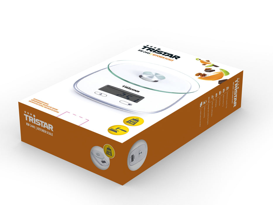 EAN 8713016022448 - Tristar KW-2445 báscula de cocina Blanco Báscula electrónica de cocina imagen 2