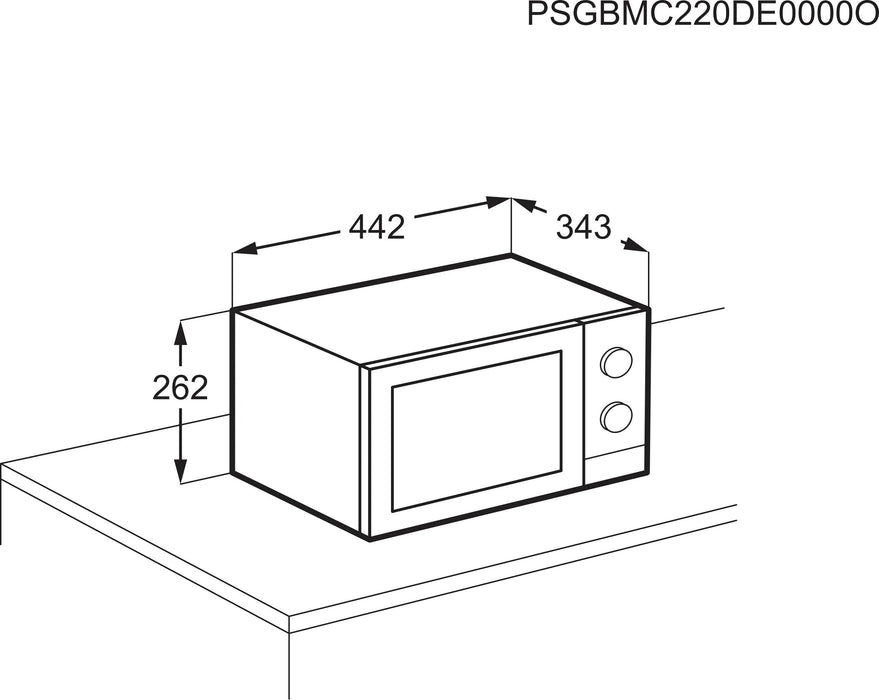 EAN 7332543820375 - Electrolux EMZ421MMTI Agave, Titanio Microondas con grill Encimera 21 L 800 W imagen 12