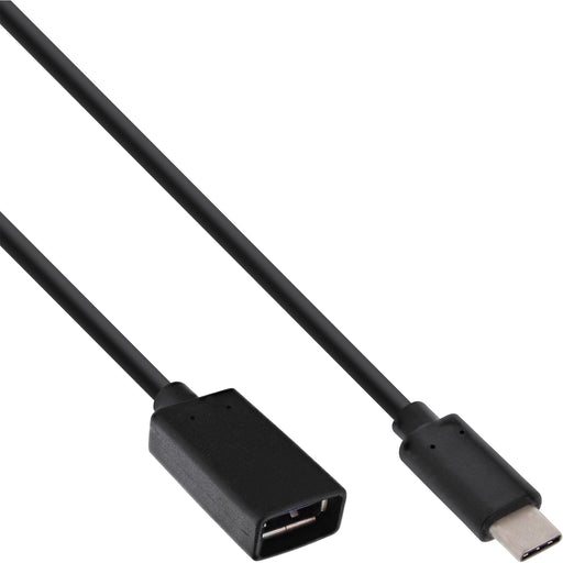 EAN 4043718249787 - InLine 35800 cable USB USB 3.2 Gen 2 (3.1 Gen 2) 0,15 m USB A USB C 10 Gbit/s Negro imagen 1