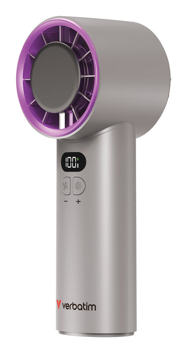 EAN 23942323426 - Verbatim Cool 'n' Go Ice Touch Gris, Púrpura Ventilador de mano imagen 1