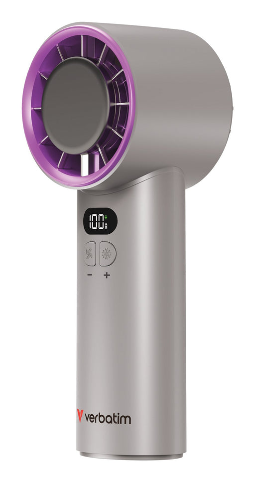 EAN 23942323426 - Verbatim Cool 'n' Go Ice Touch Gris, Púrpura Ventilador de mano imagen 1