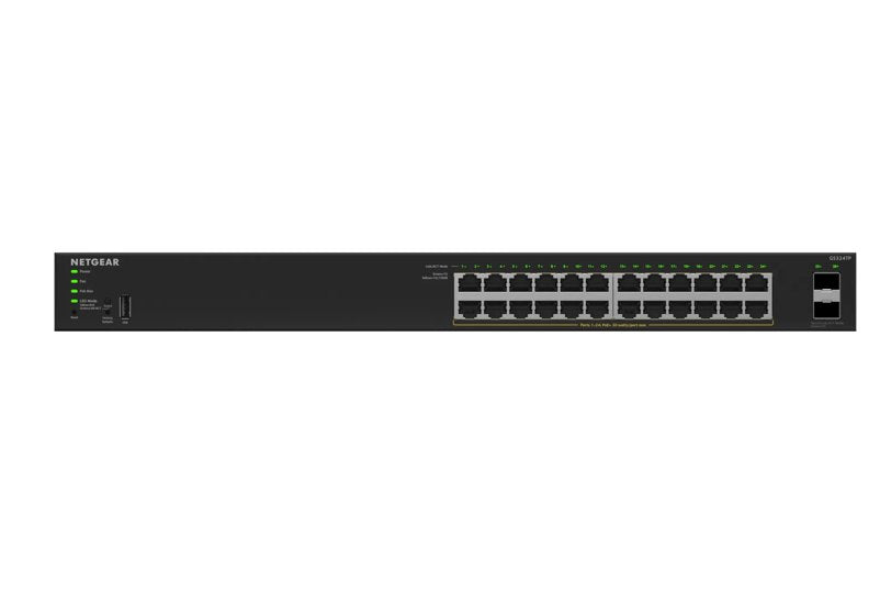 EAN 0606449175950 - NETGEAR GS324TPv2 Gestionado L2/L3 Gigabit Ethernet (10/100/1000) Energía sobre Ethernet (PoE) 1U Negro imagen 2