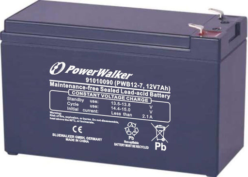 EAN 4260074978131 - PowerWalker PWB12-7 Sealed Lead Acid (VRLA) 12 V 7 Ah imagen 1