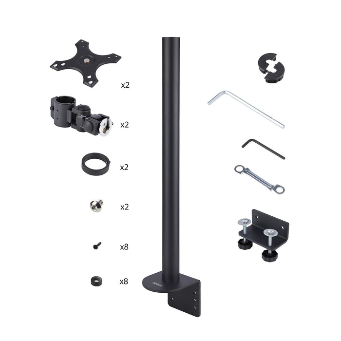 EAN 65030908306 - StarTech.com H2MPV-MONITOR-MOUNT soporte para monitor 124,5 cm (49") Escritorio Negro imagen 10
