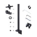 EAN 65030908306 - StarTech.com H2MPV-MONITOR-MOUNT soporte para monitor 124,5 cm (49") Escritorio Negro imagen 10