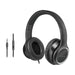 EAN 4052792063097 - LogiLink HS0053 auricular y casco Auriculares Alámbrico Diadema Llamadas/Música Negro, Plata imagen 3
