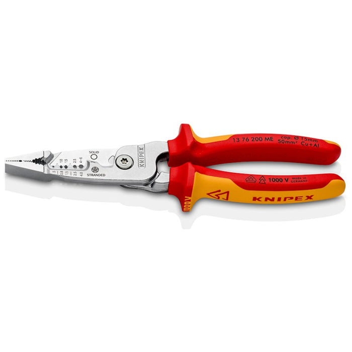 EAN 4003773088943 - Knipex 13 76 200 ME pelacable Rojo, Acero inoxidable, Amarillo imagen 1