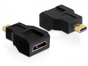 EAN 4043619652716 - DeLOCK 65271 cambiador de género para cable 19 pin HDMI - C 19 pin HDMI micro D Negro imagen 1
