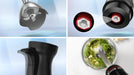 EAN 4242005346622 - Bosch Serie 4 MSM4B621 licuadora 0,6 L Batidora de inmersión 1000 W Antracita, Transparente imagen 4