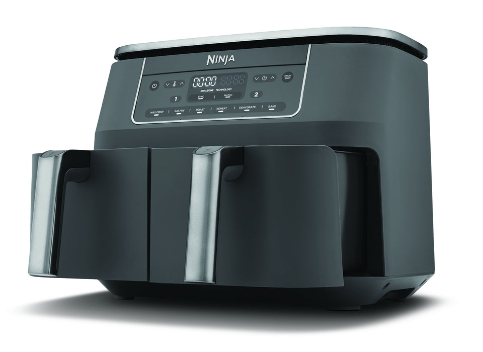 EAN 0622356322690 - Ninja DZ300EU freidora Doble 7,6 L Independiente 2470 W Freidora de aire caliente Gris imagen 5