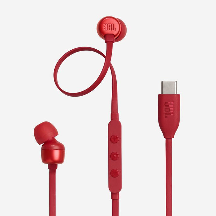 EAN 1200130011177 - JBL Tune 310C Auriculares Alámbrico Dentro de oído Llamadas/Música USB Tipo C Rojo imagen 1