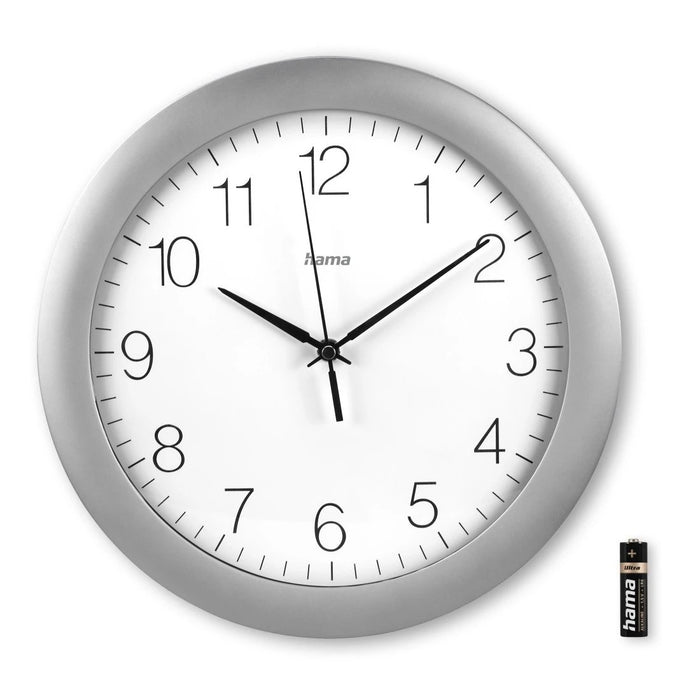 EAN 4047443517623 - Hama Teneriffa Reloj analógico Alrededor Plata, Blanco imagen 4