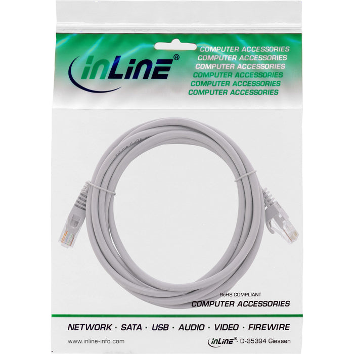 EAN 4043718089918 - InLine 71411 cable de red Gris 1 m Cat5e U/UTP (UTP) imagen 3