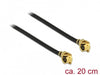 EAN 4043619896080 - DeLOCK 89608 cable coaxial 1.13 0,2 m MHF (I-PEX) Negro, Oro imagen 1