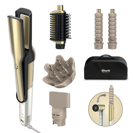 EAN 0622356360111 - Shark Glam Herramienta de peinado con múltiples accesorios Caliente Oro 1400 W 2,44 m imagen 2