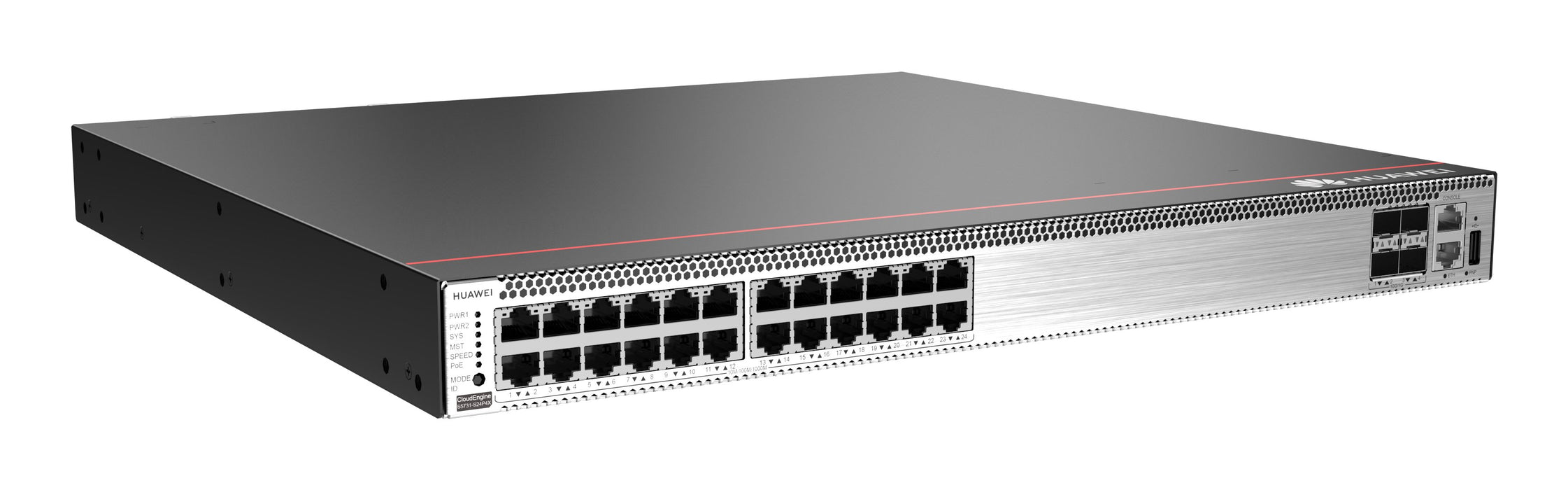 EAN 6901443243839 - Huawei S5731-S24P4X Gestionado L3 Gigabit Ethernet (10/100/1000) Energía sobre Ethernet (PoE) 1U Negro, P imagen 3