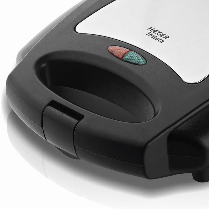 EAN 5608475007897 - Haeger SM-75G.003A sandwichera 750 W Negro, Acero imagen 2