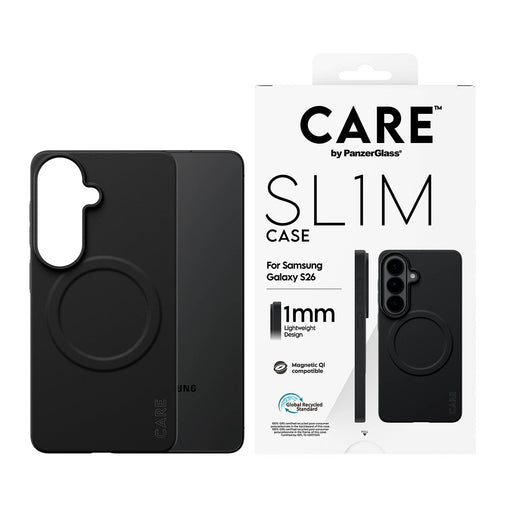 EAN 5715685035234 - PanzerGlass CARE™ by ® SL1M Case Black w. Qi Samsung Galaxy S26 funda para teléfono móvil 16 cm (6.3") Ne imagen 2