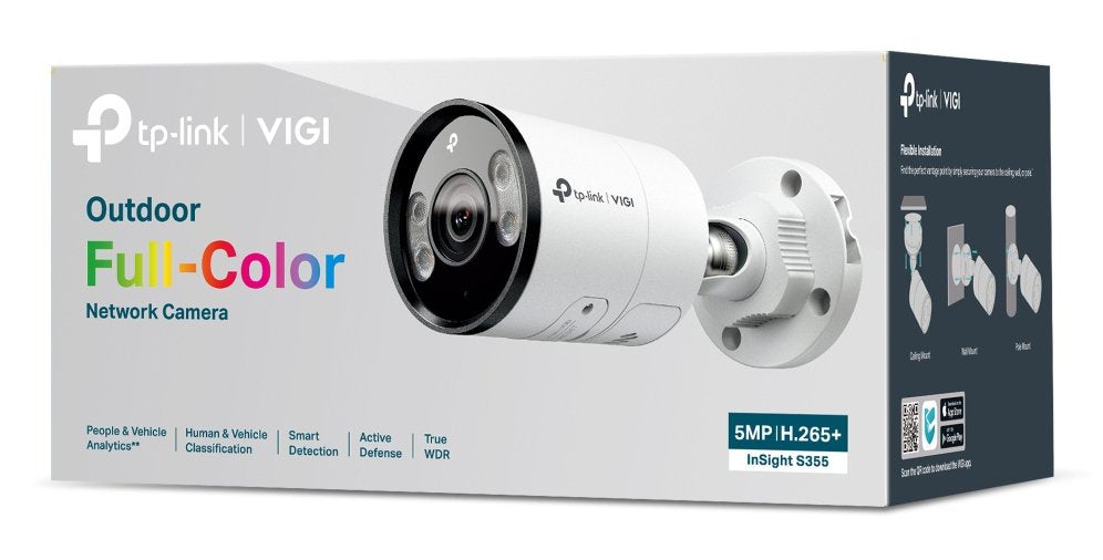 EAN 8885020628128 - TP-Link INSIGHT S355 Bala (forma) Cámara de seguridad IP Exterior 2880 x 1620 Pixeles Pared imagen 4
