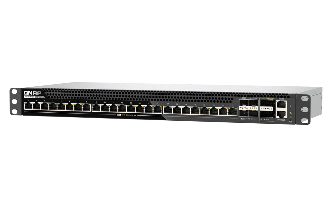 EAN 4711103091586 - QNAP QSW-M7230-2X4F24T switch Gestionado L3 10G Ethernet (100/1000/10000) 1U Negro imagen 4