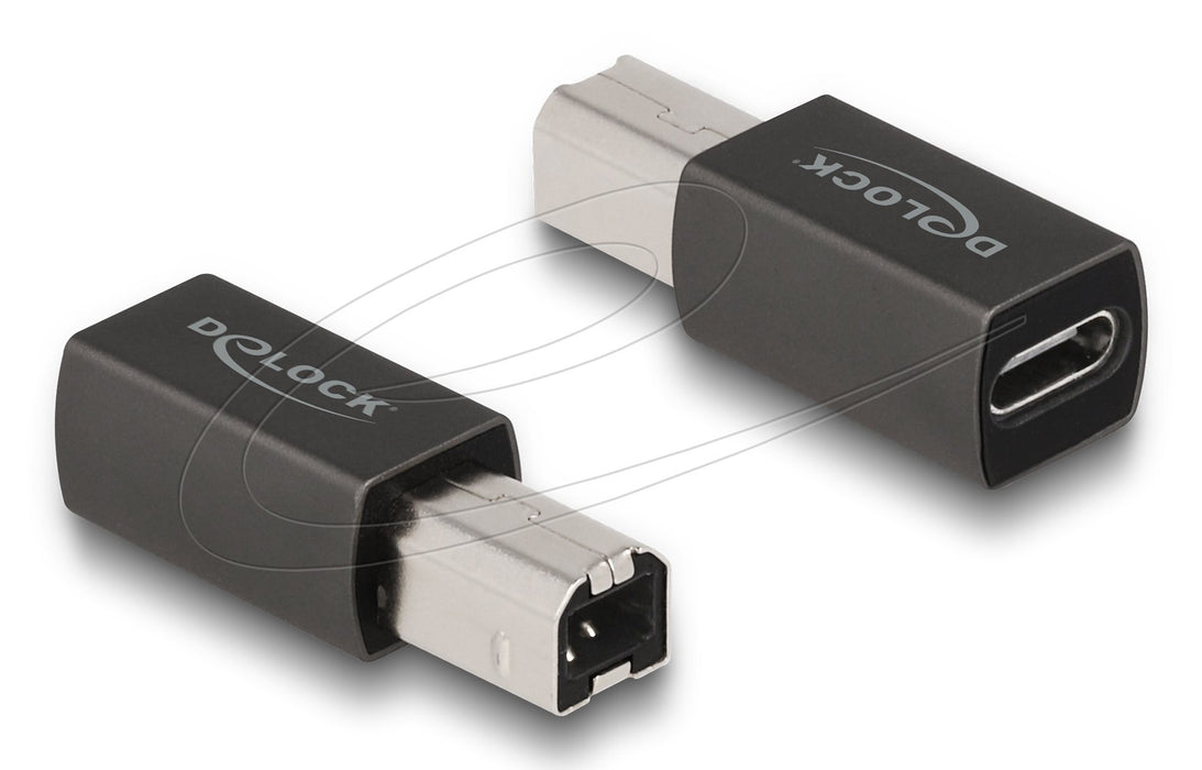 EAN 4043619658398 - DeLOCK 65839 cambiador de género para cable 1 x USB Type-C 1 x USB 2.0 Type-B Antracita imagen 1