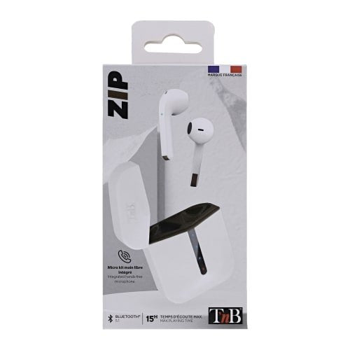 EAN 3303170103180 - T'nB Zip Auriculares True Wireless Stereo (TWS) Dentro de oído Llamadas/Música/Deporte/Uso diario USB Tip imagen 5