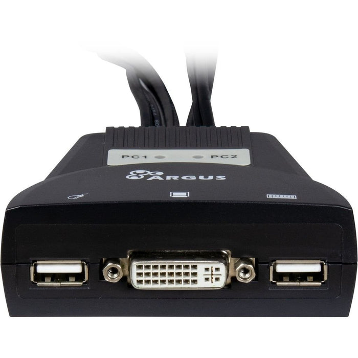 EAN 4260455646475 - Inter-Tech KVM-LS-21DA DVI interruptor KVM Negro imagen 2