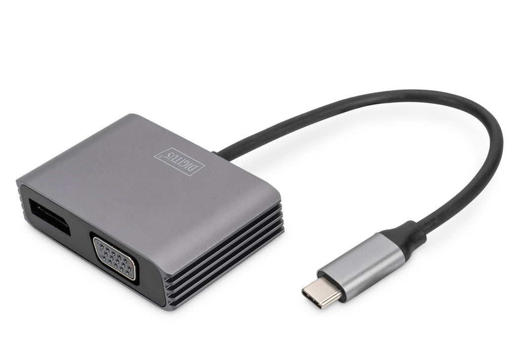 EAN 4016032478768 - Digitus DA-70827 Adaptador gráfico USB 4096 x 2160 Pixeles Negro imagen 1