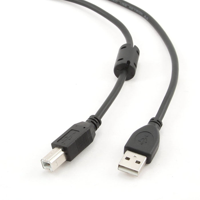 EAN 8716309052146 - Gembird 3m USB 2.0 A/B M cable USB USB A USB B Negro imagen 2