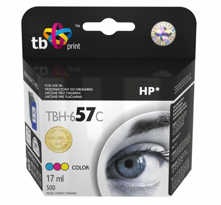EAN 5901500500234 - TB Print TBH-657C cartucho de tóner 1 pieza(s) Compatible Cian, Magenta, Amarillo imagen 1