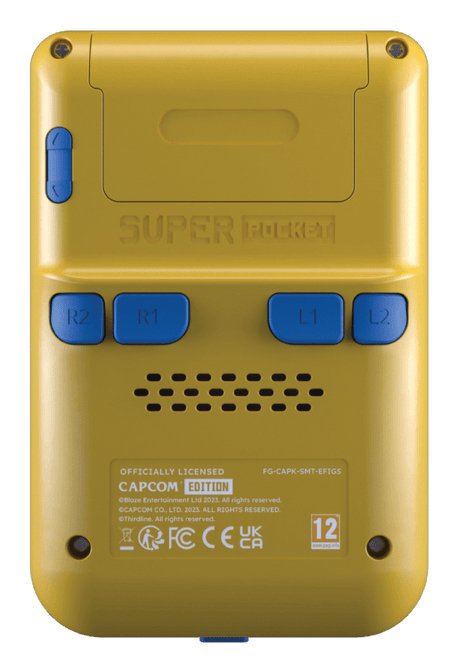 EAN 5060990240225 - Just for Games Super Pocket CAPCOM Edition videoconsola portátil 7,11 cm (2.8") Azul, Amarillo imagen 6