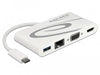 EAN 4043619877317 - DeLOCK 87731 base para portátil y replicador de puertos USB 3.2 Gen 1 (3.1 Gen 1) Type-C Gris, Blanco imagen 1