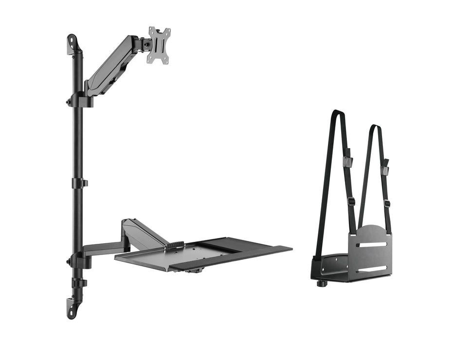 EAN 4015867236253 - Equip 650170 soporte y montura para estación de trabajo/PC todo en uno 8 kg Negro 43,2 cm (17") 81,3 cm ( imagen 1