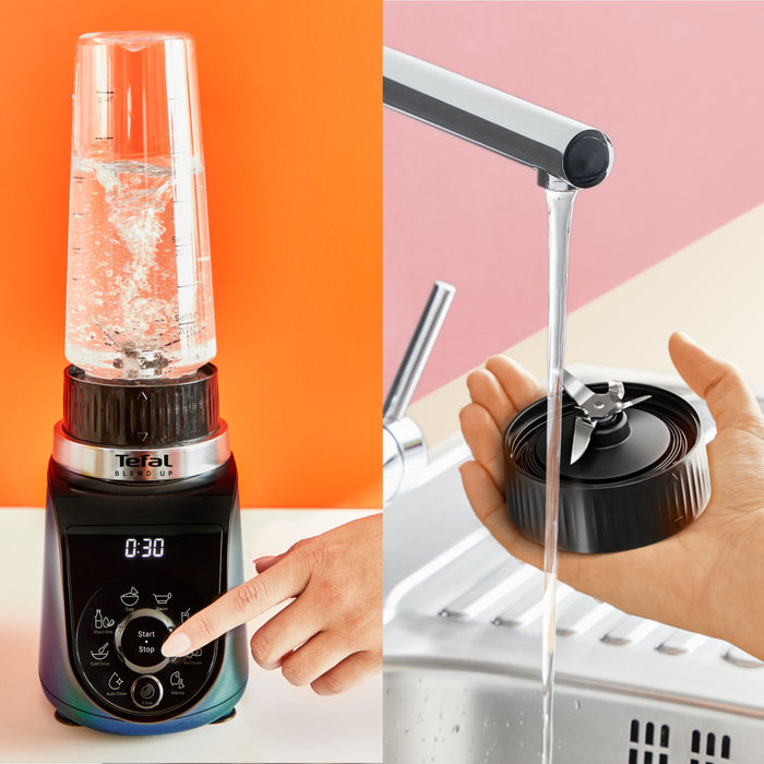 EAN 3016667293942 - Tefal Blend Up BL19H4F0 licuadora 0,85 L Batidora de vaso 1000 W Azul, Transparente imagen 10