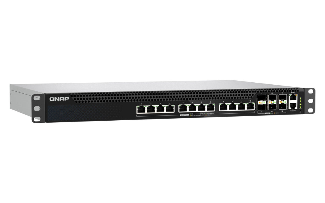 EAN 4711103092965 - QNAP QSW-M5218P-6F12T switch Gestionado L3 10G Ethernet (100/1000/10000) Energía sobre Ethernet (PoE) 1U  imagen 5