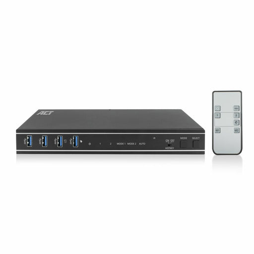 EAN 8716065554090 - ACT AC7914 interruptor KVM Negro imagen 1