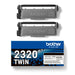 EAN 4977766812740 - Brother TN-2320TWIN cartucho de tóner 1 pieza(s) Original Negro imagen 3