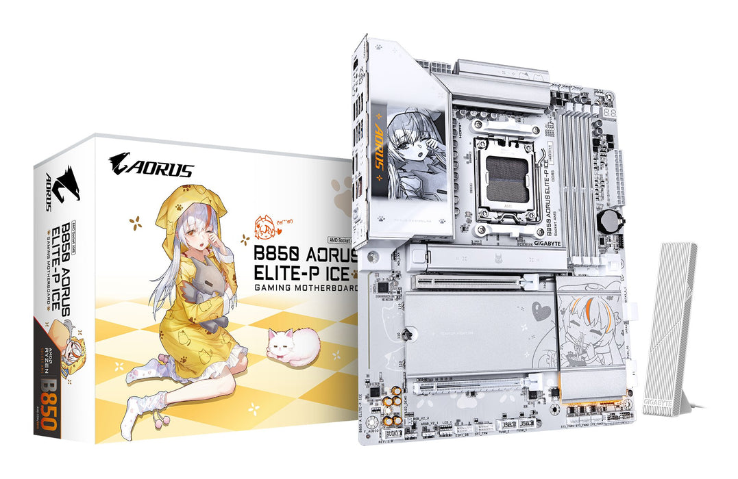 EAN 4719331882488 - GIGABYTE B850 AORUS ELITE-P ICE AMD B850 Zócalo AM5 ATX imagen 1